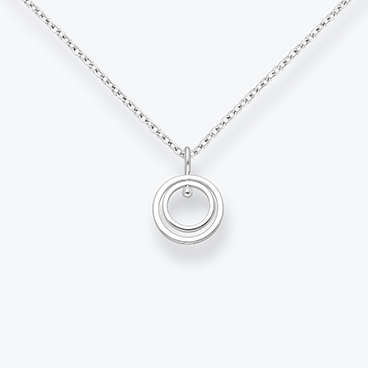 Stříbrný řetízek Kruhy - Ag925