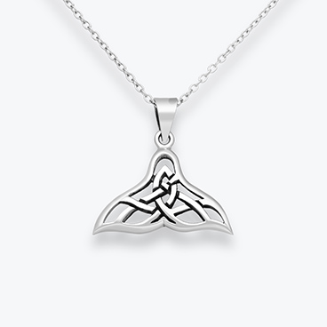 Stříbrný řetízek Ploutev triquetra - Ag925