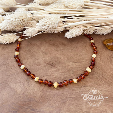 Jantarové korálky pro děti 