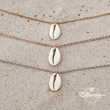 Řetízek s mušlí kauri 