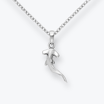 Stříbrný řetízek Žralok kladivoun - Ag925