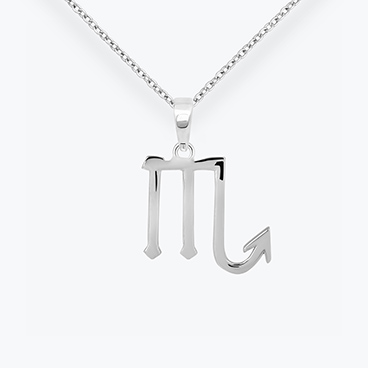 Stříbrný řetízek se znamením zvěrokruhu Štír - Ag925