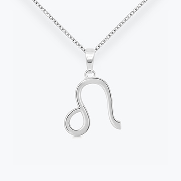 Stříbrný řetízek se znamením zvěrokruhu Lev - Ag925