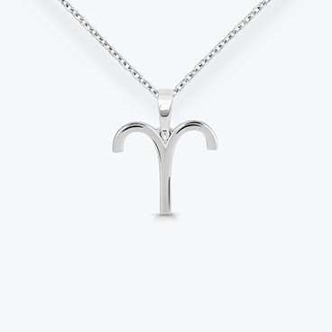 Stříbrný řetízek se znamením zvěrokruhu Beran - Ag925