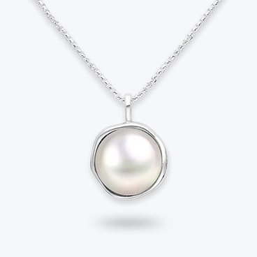 Stříbrný řetízek s perlou Venus - Ag925