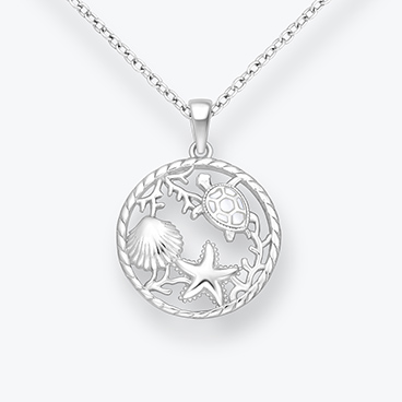 Stříbrný řetízek s perletí Reef - Ag925