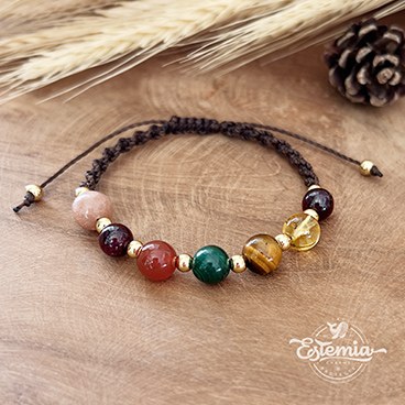 Macramé náramek Aubrey