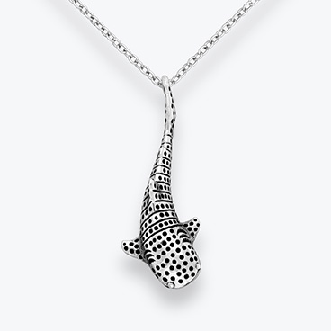 Stříbrný řetízek Žralok obrovský - Ag925