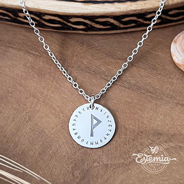 Stříbrný řetízek s gravírováním runy na přání - Ag925