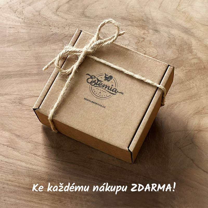 Stříbrný řetízek Citrín krystal - Ag925