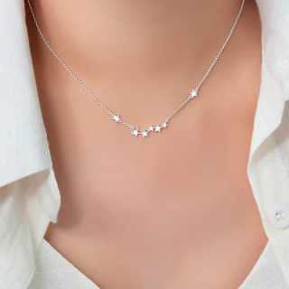 Stříbrný náhrdelník Souhvězdí - Ag925